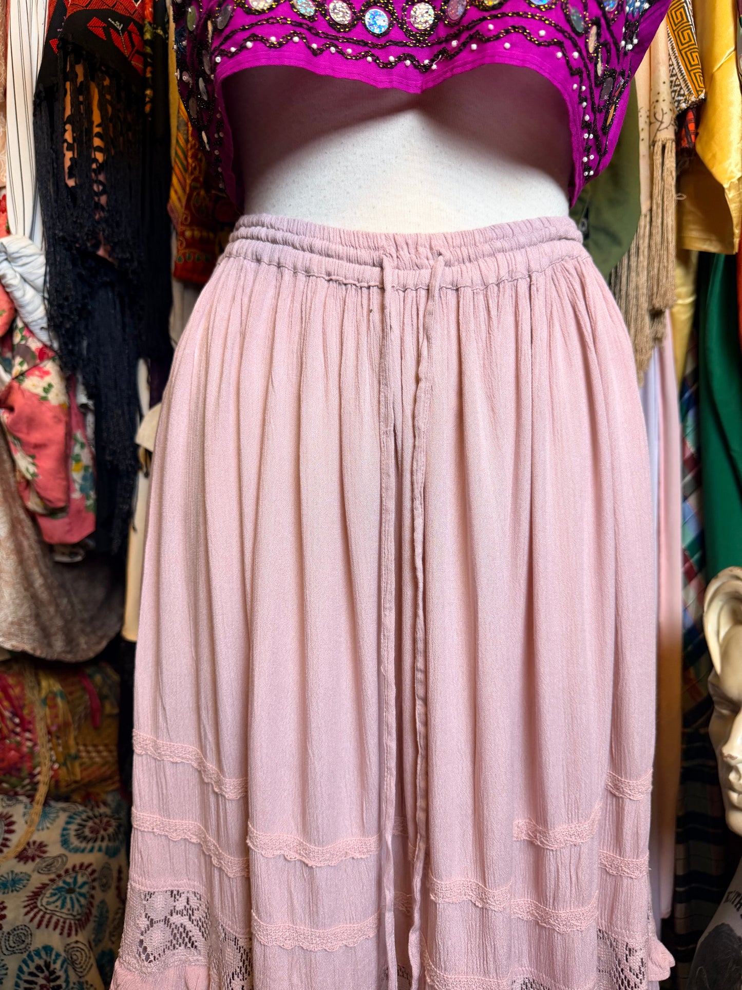 Tree of life maxi skirt