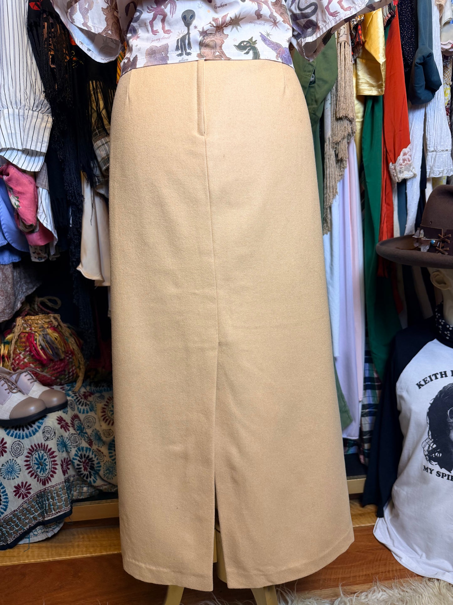Vintage wool skirt