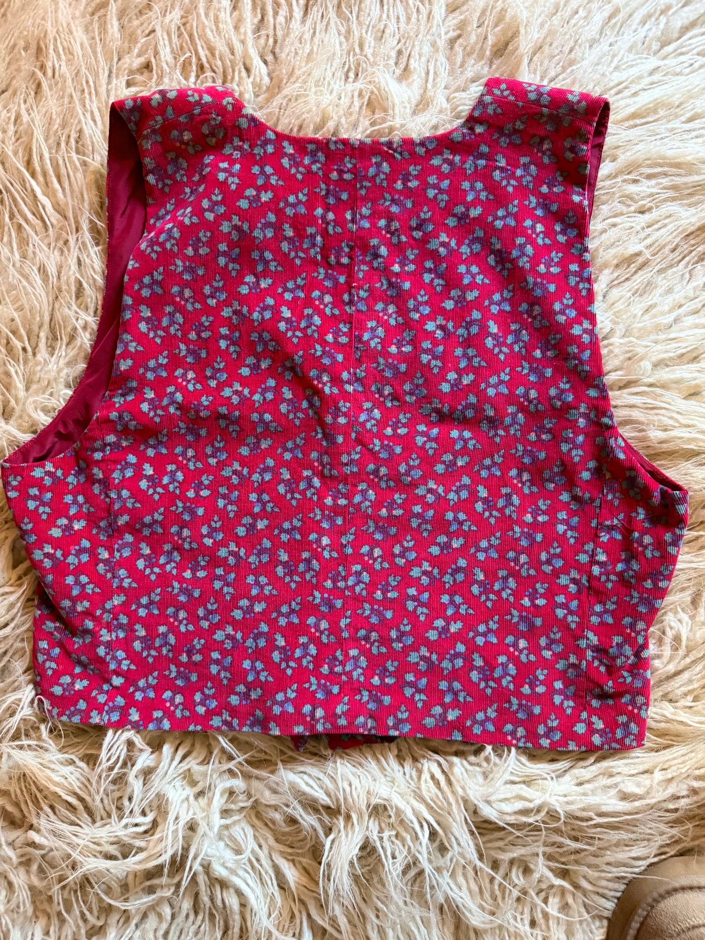 Corduroy vest