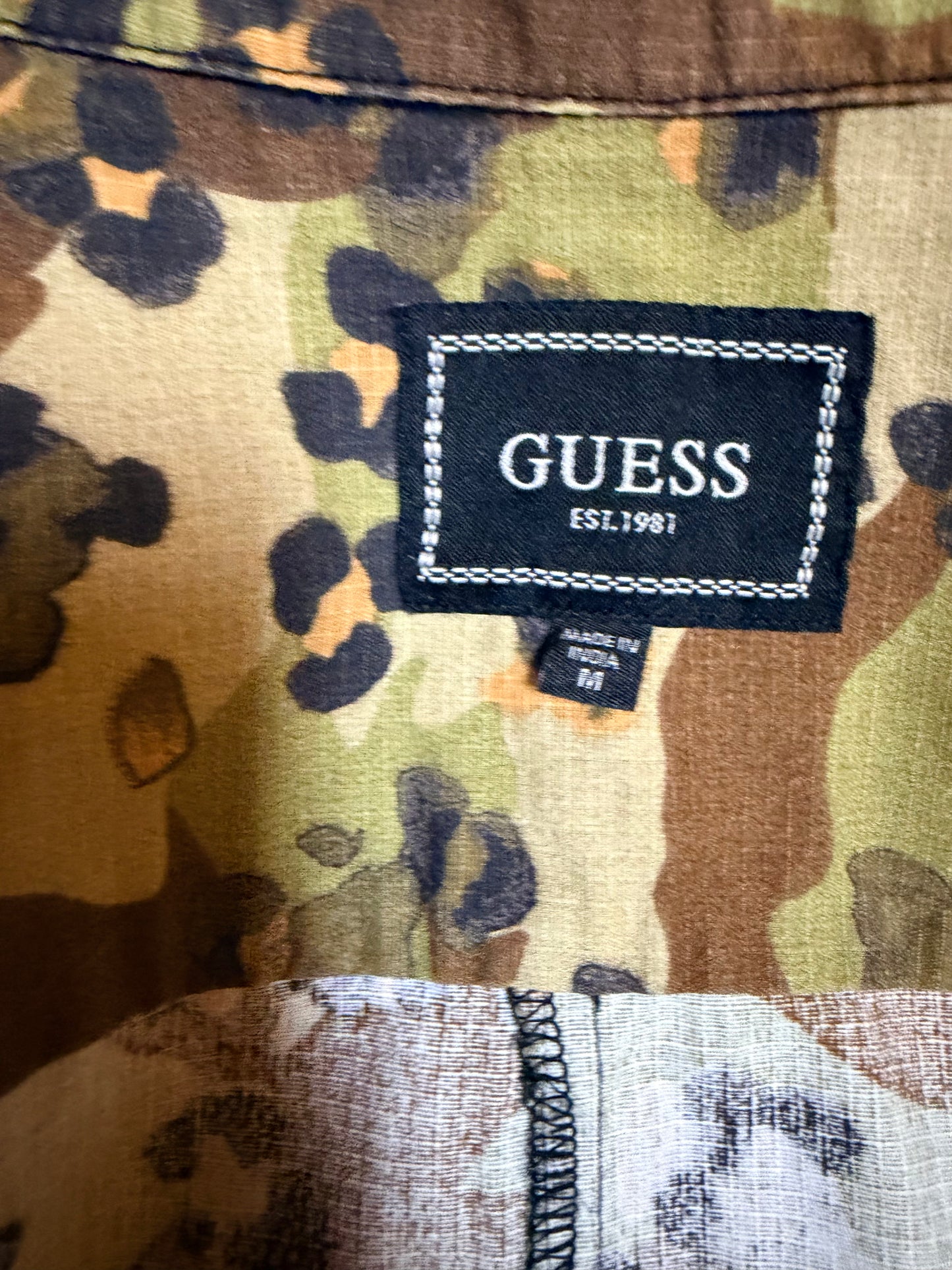 Camouflage cropped jacket