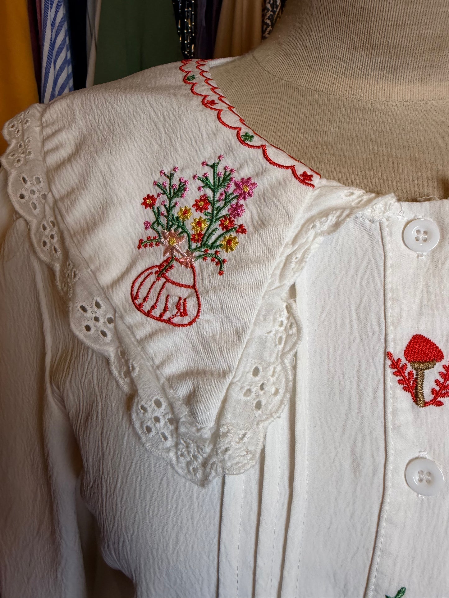 Folk art blouse