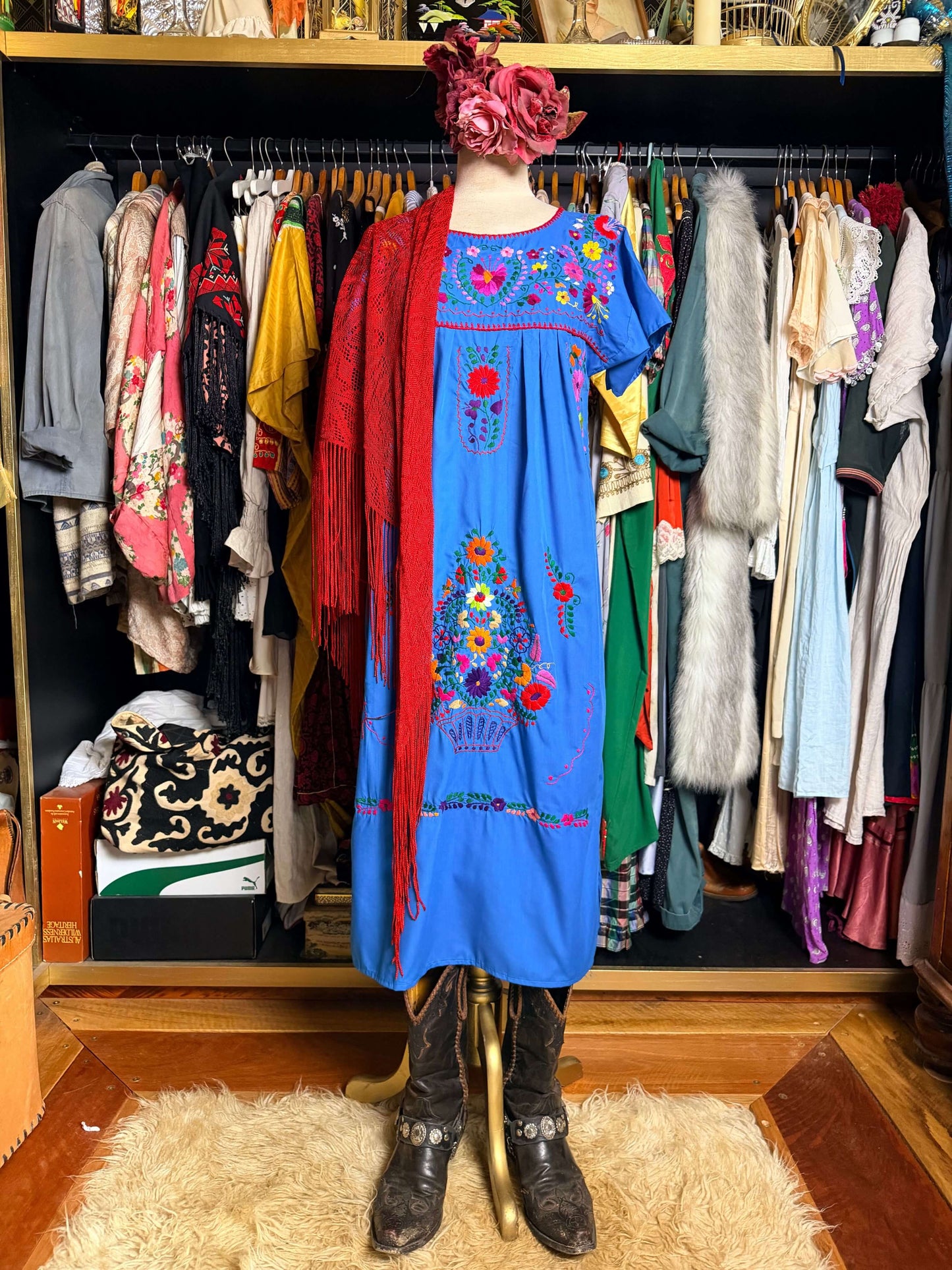 Mexican Embroidered Dress