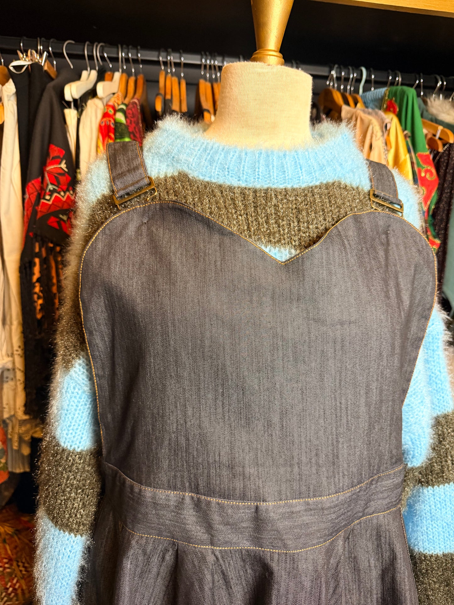 Plus size Pinafore dress