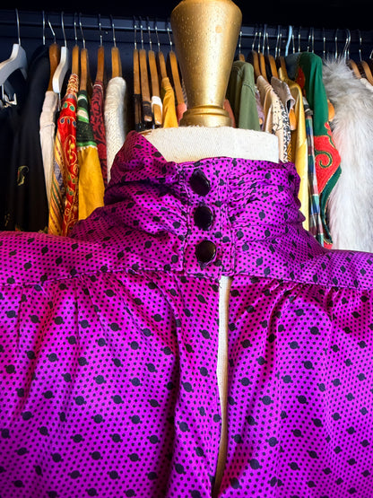 Magenta vintage blouse