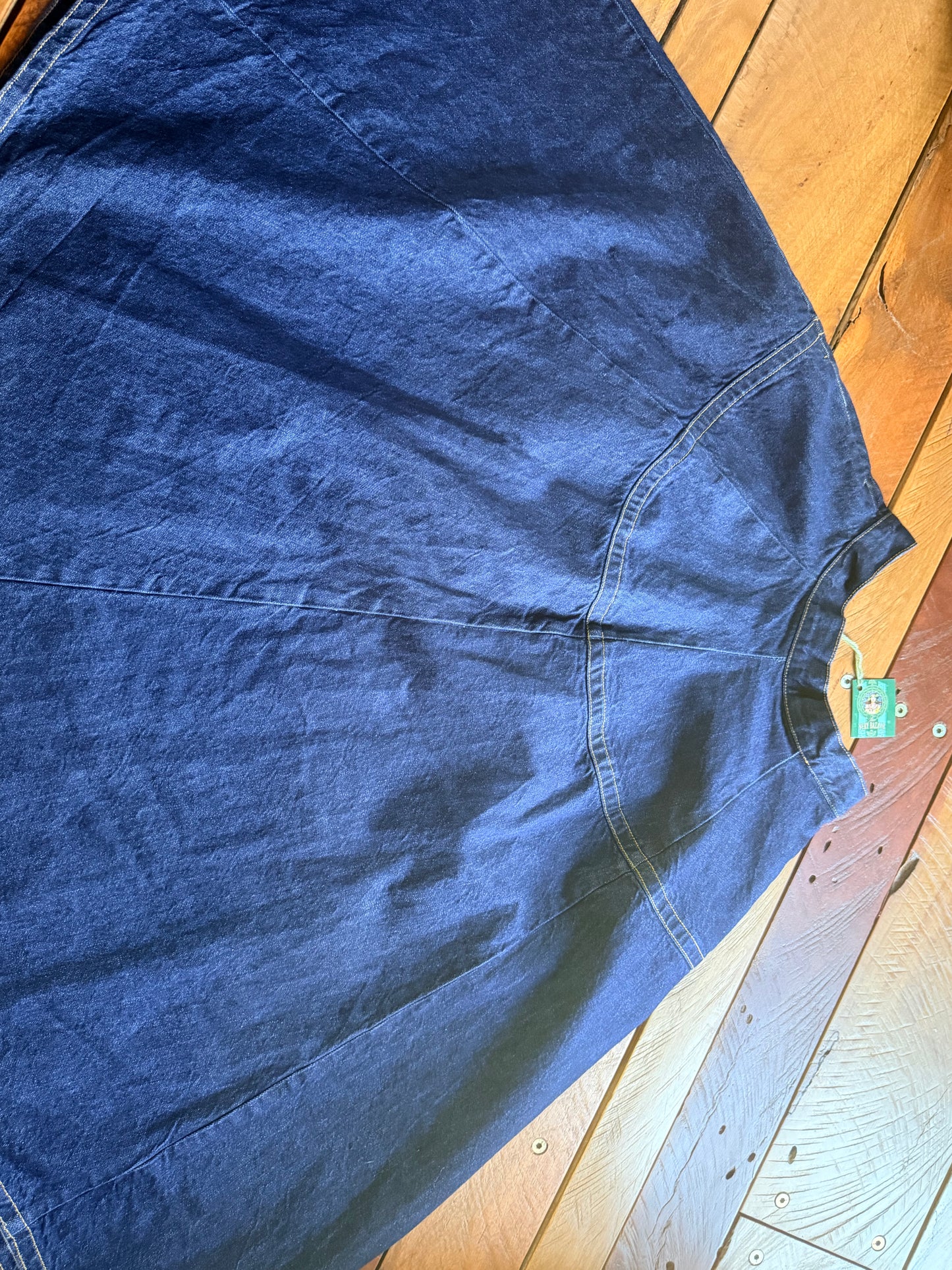 High waist denim skirt