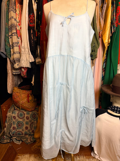 Light blue maxi dress