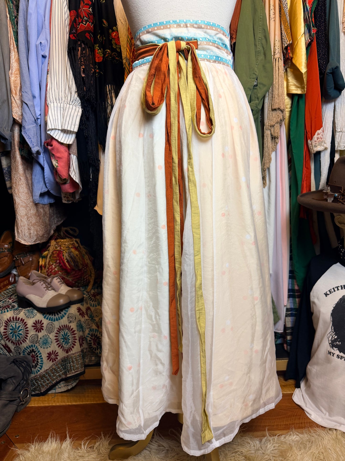Maxi wrap skirt