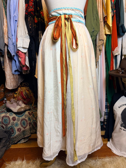Maxi wrap skirt