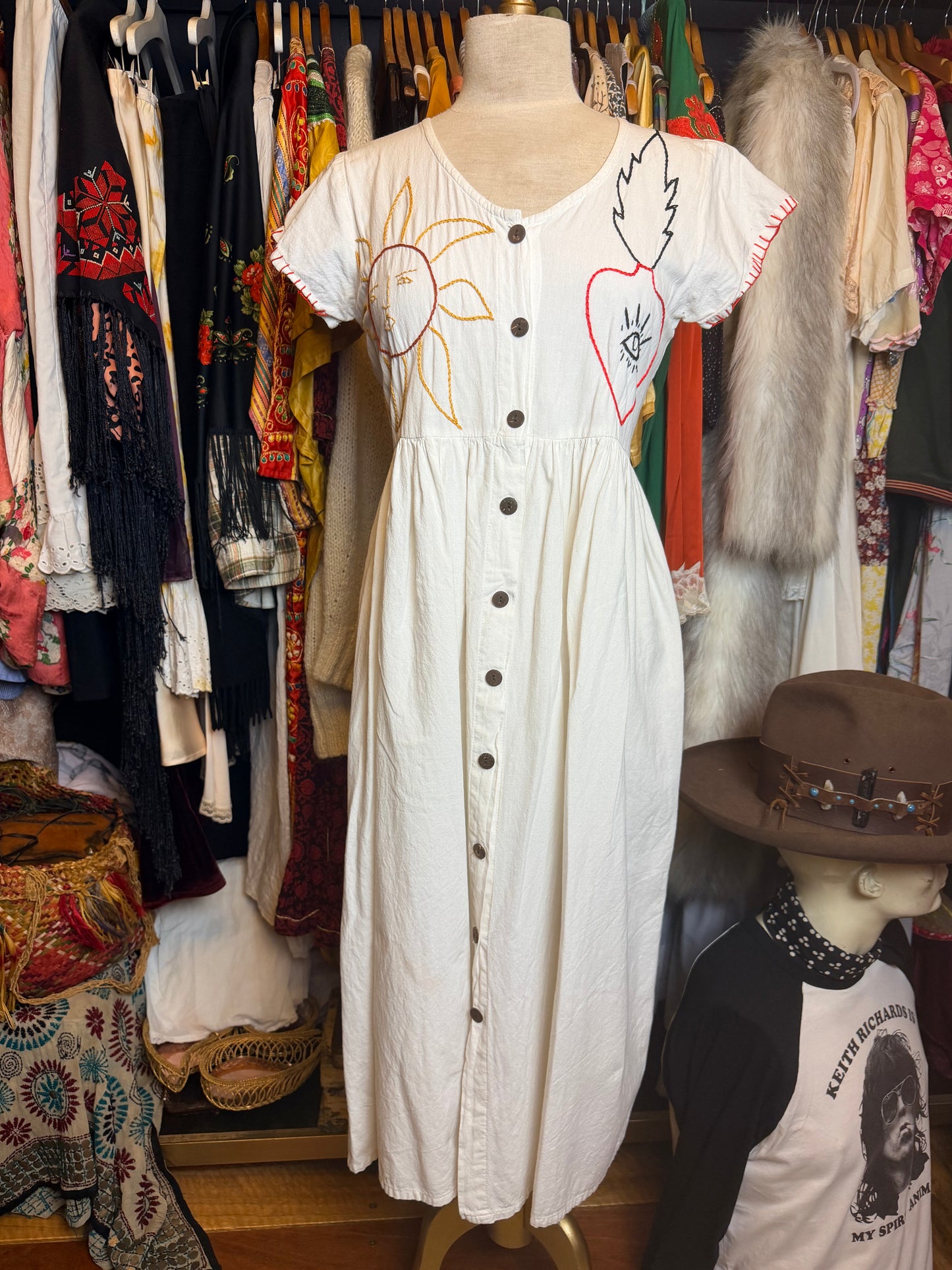 Embroidered dress