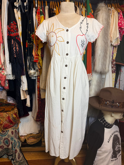 Embroidered dress