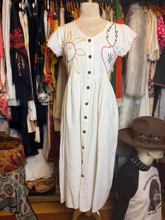 Embroidered dress