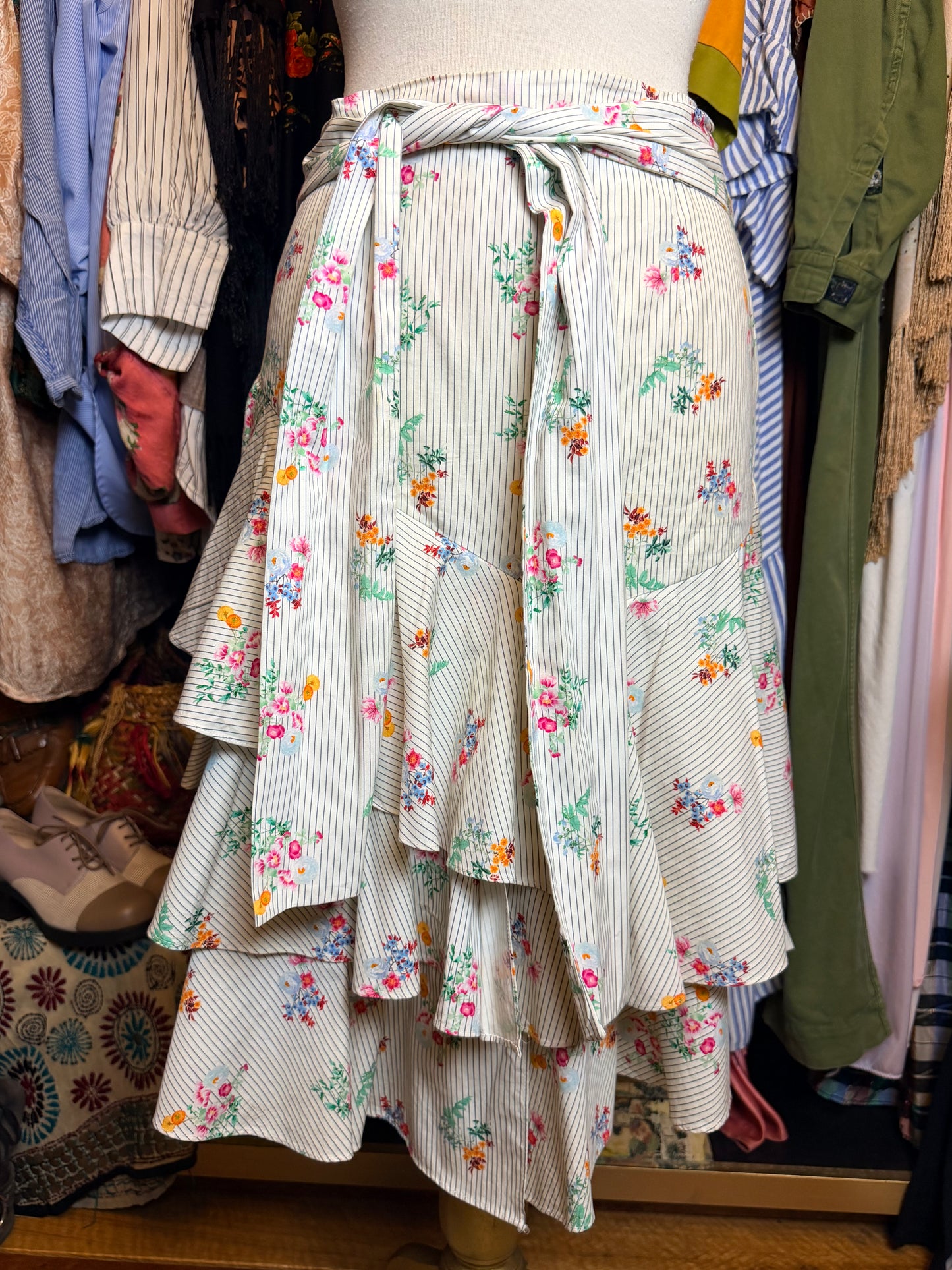 Tiered skirt