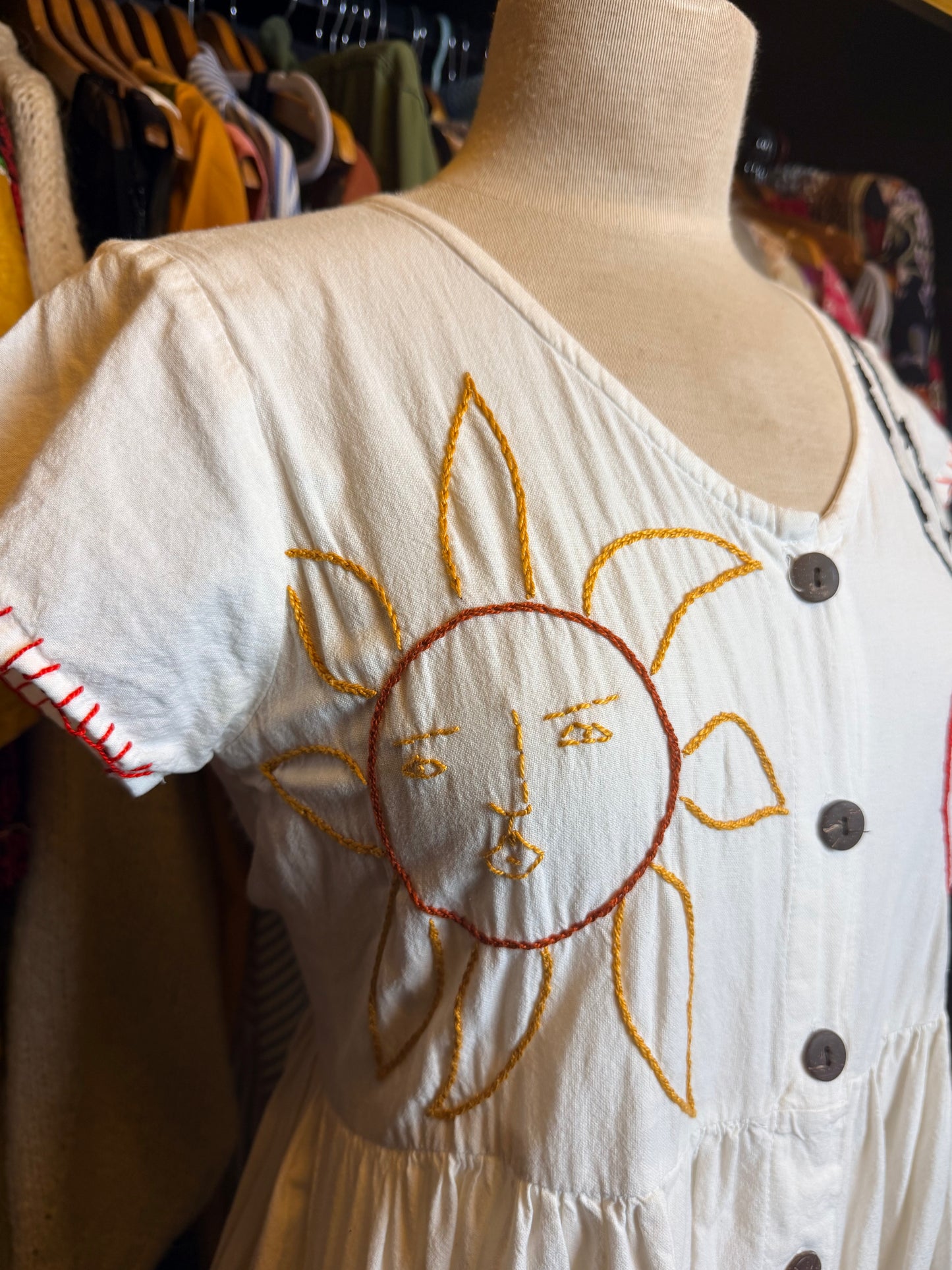 Embroidered dress