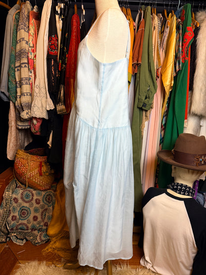 Light blue maxi dress