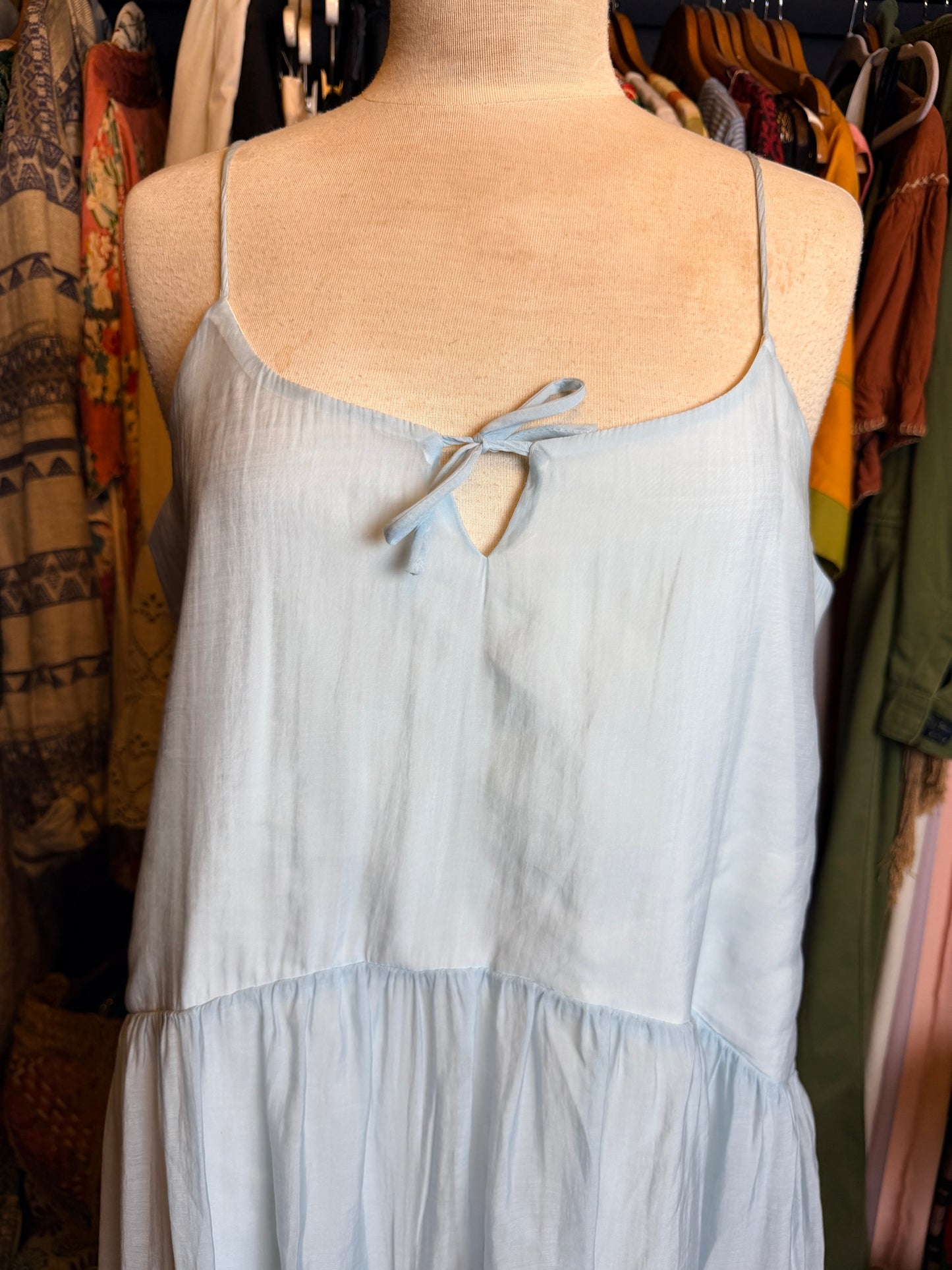 Light blue maxi dress