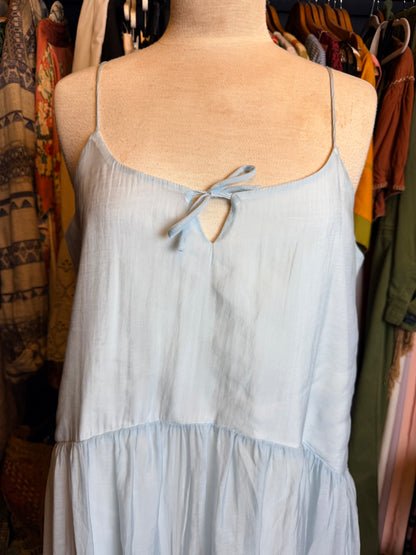 Light blue maxi dress