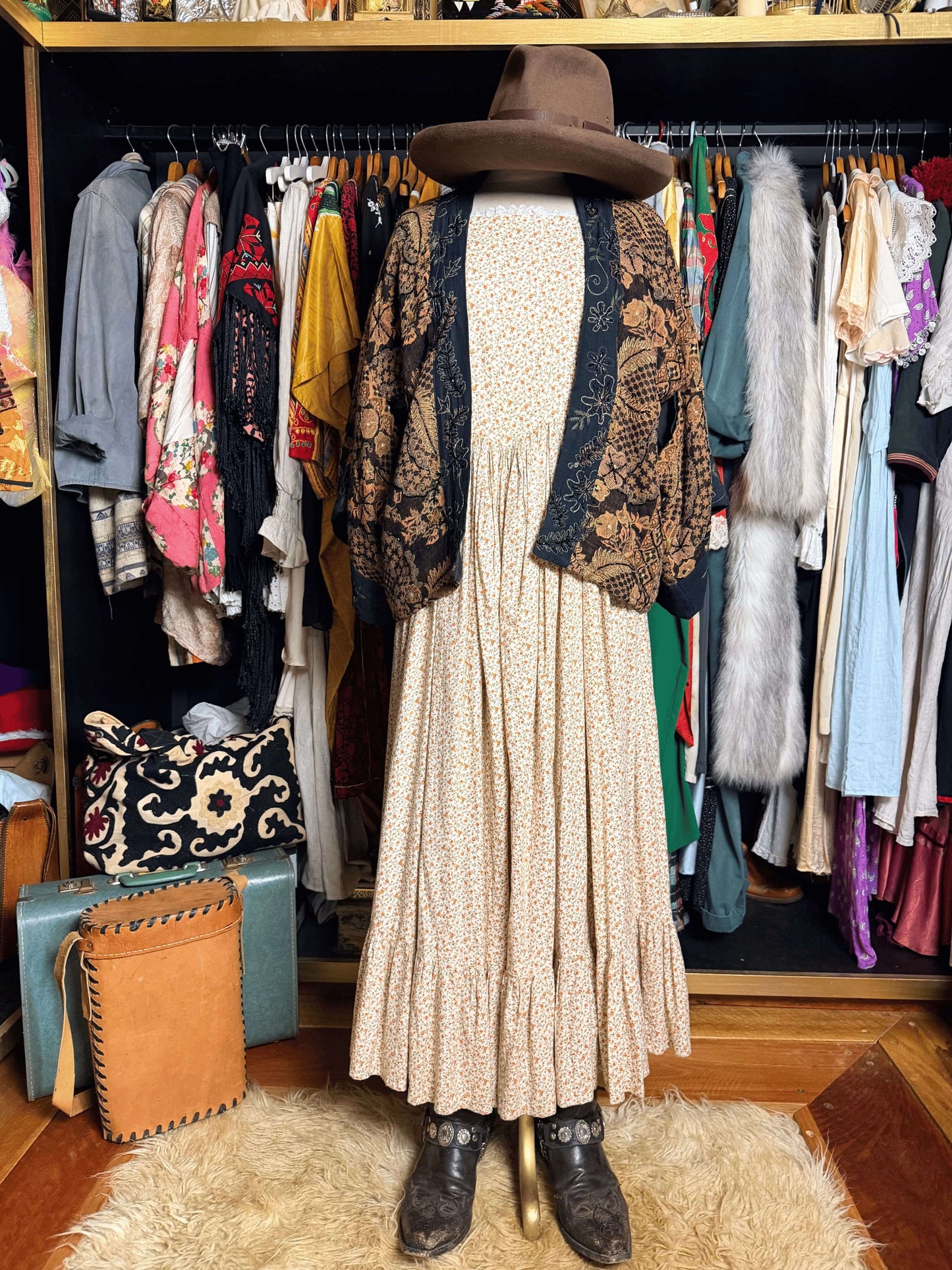70s Yellow Dress