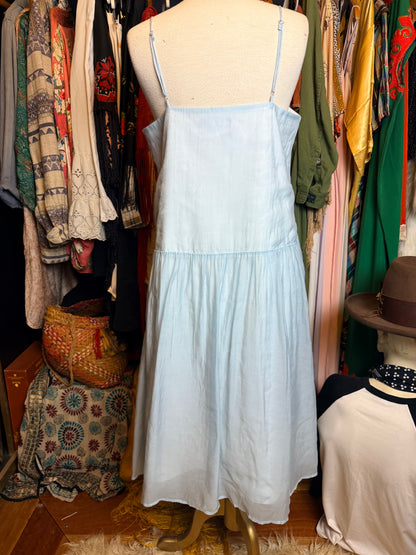 Light blue maxi dress