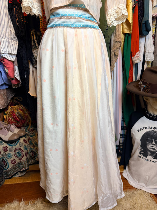 Maxi wrap skirt