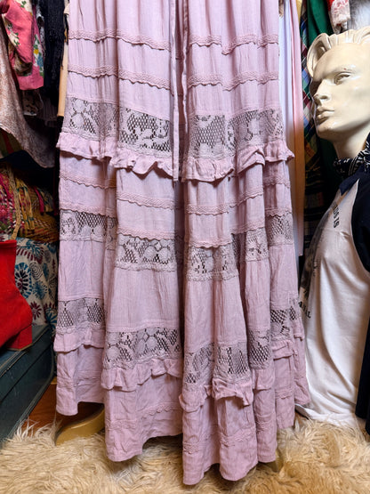 Tree of life maxi skirt