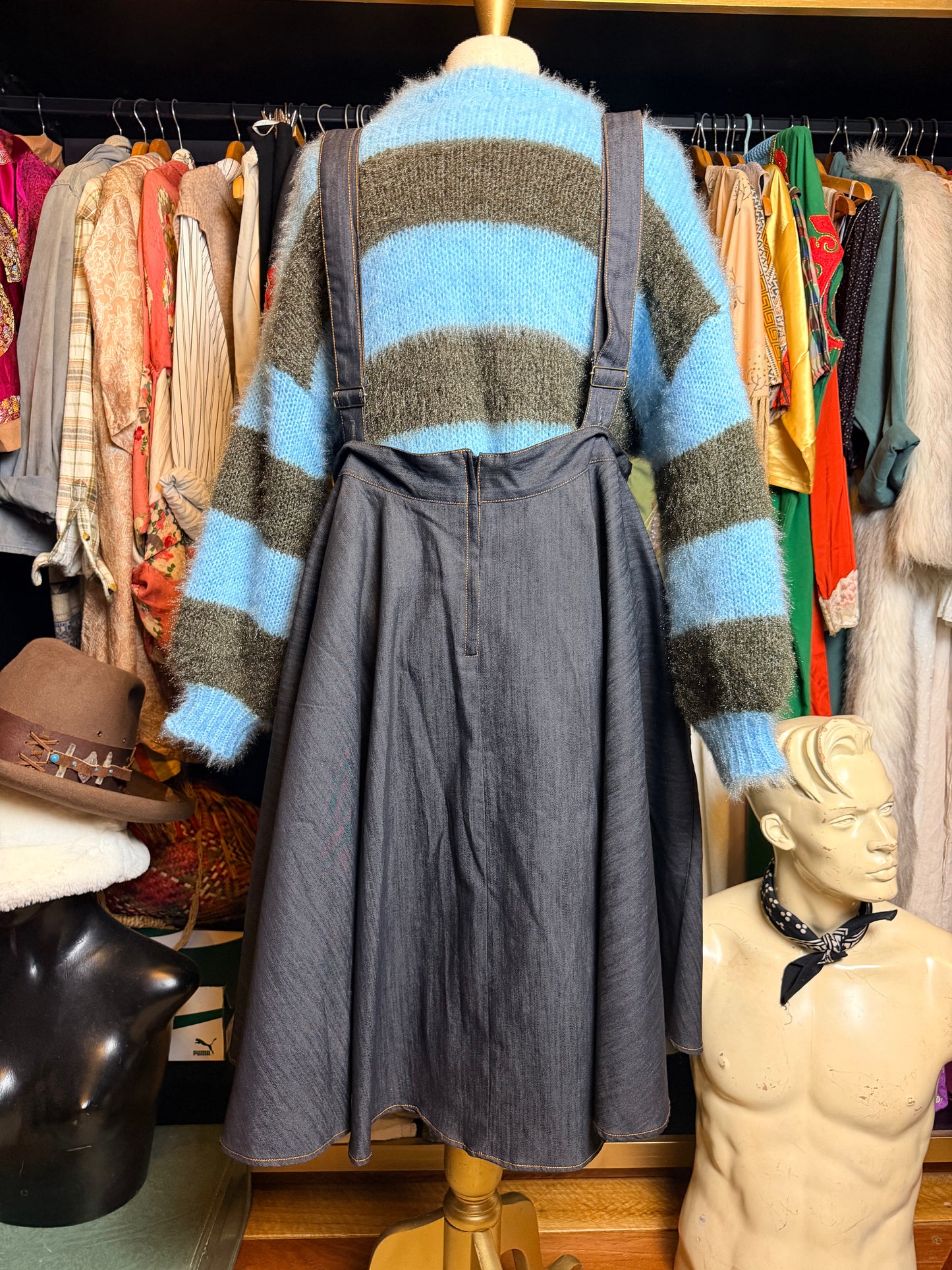 Plus size Pinafore dress