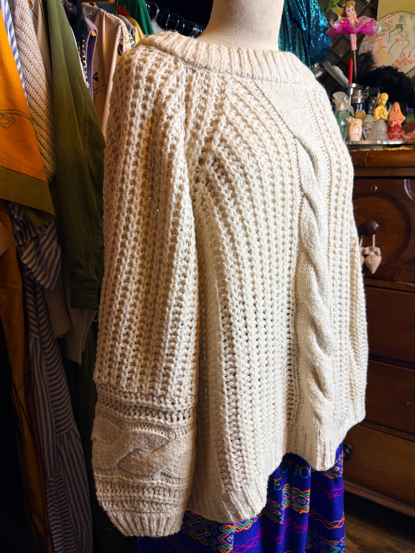 Cream jumper