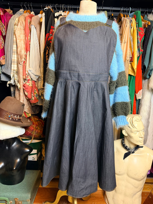 Plus size Pinafore dress