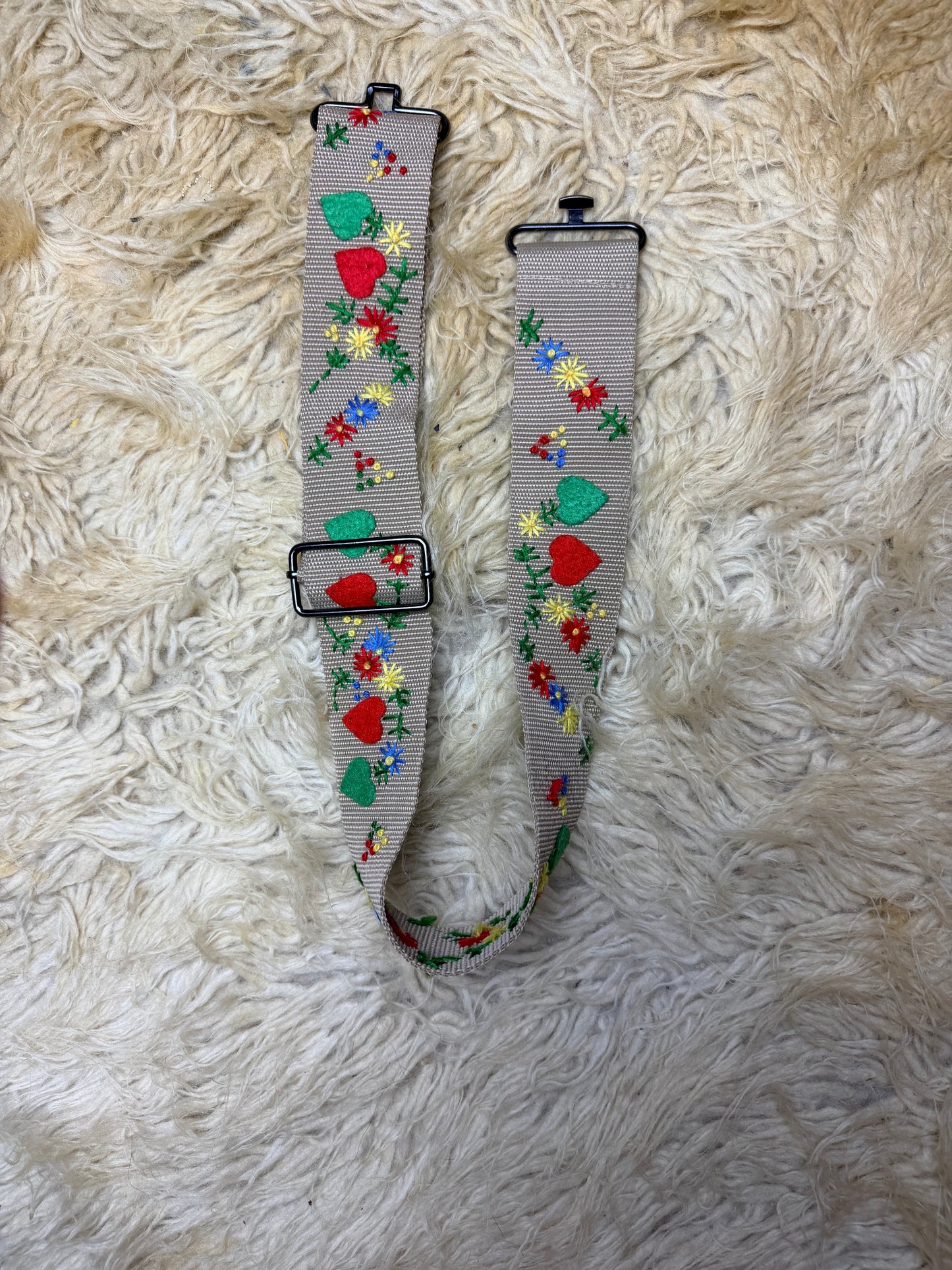 Embroidered belt