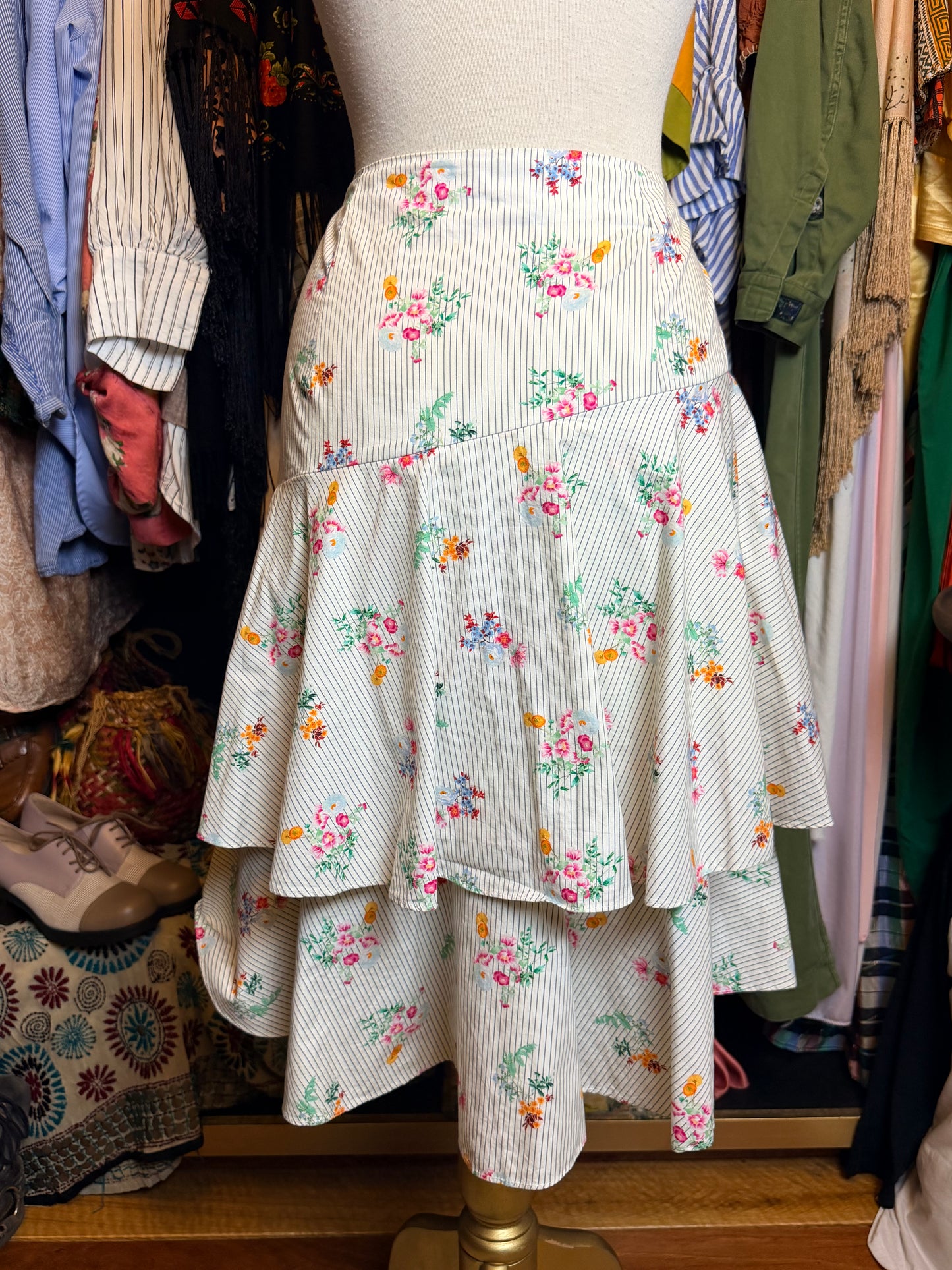 Tiered skirt