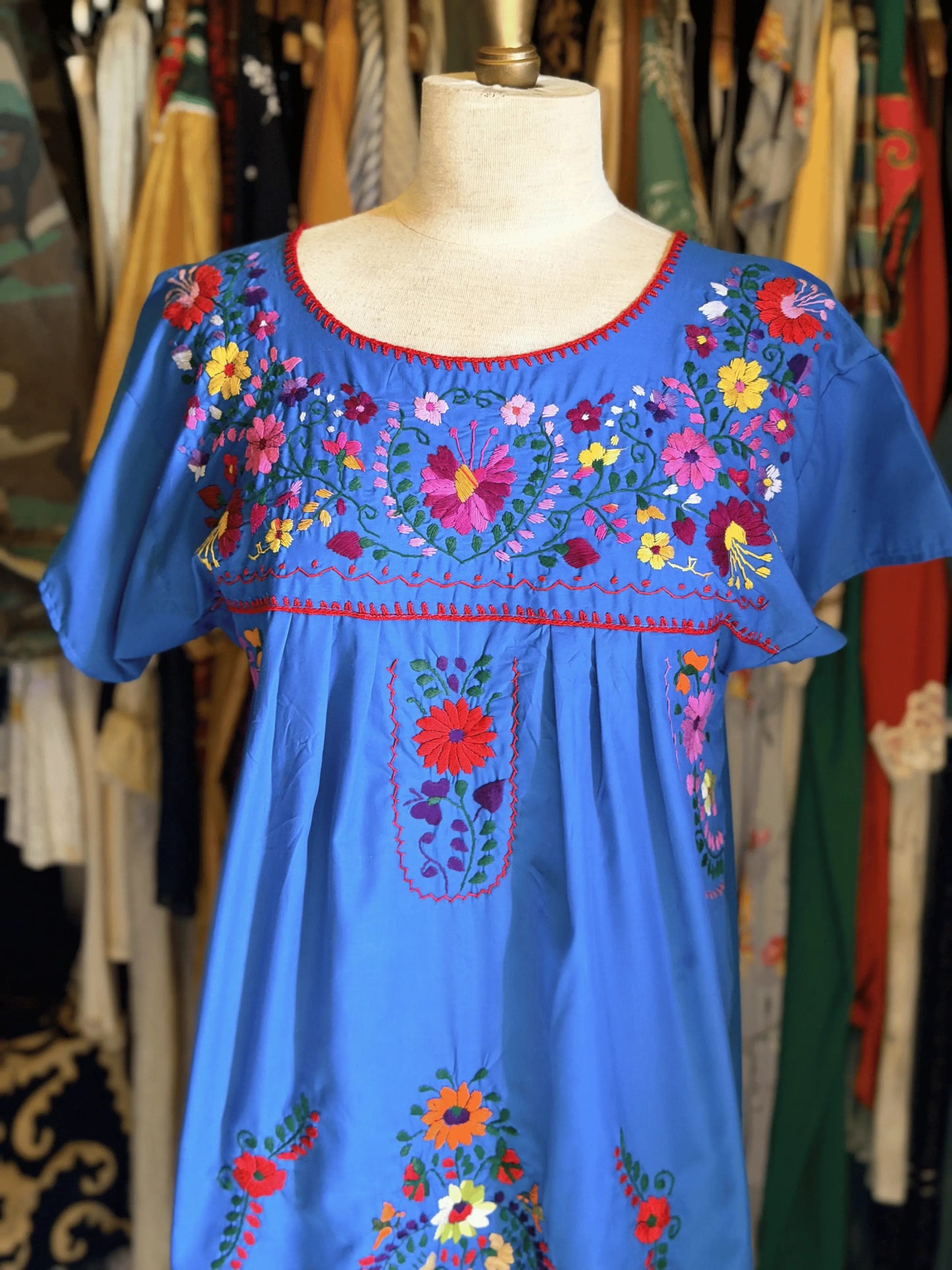 Mexican Embroidered Dress