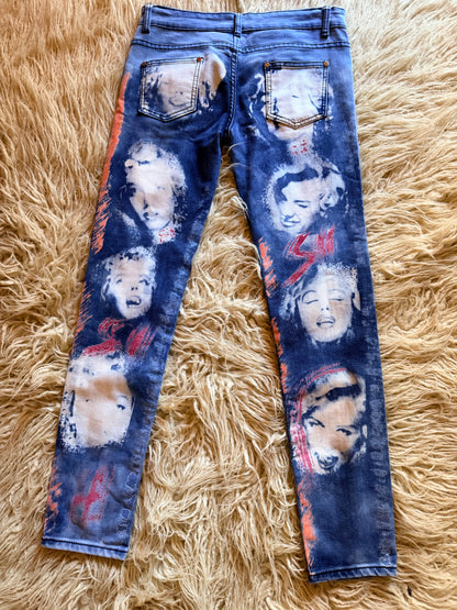 Acid wash Marilyn jeans