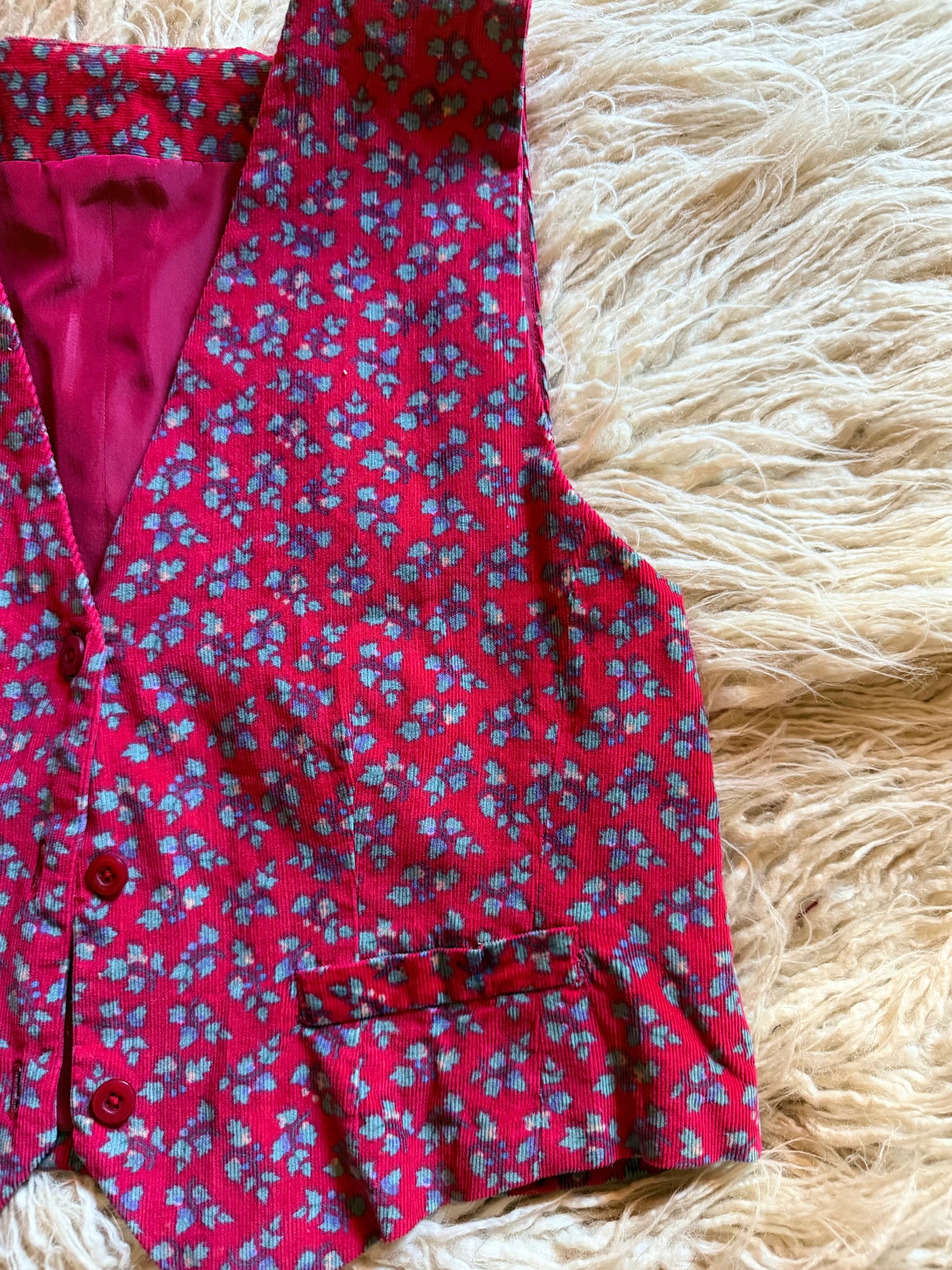 Corduroy vest