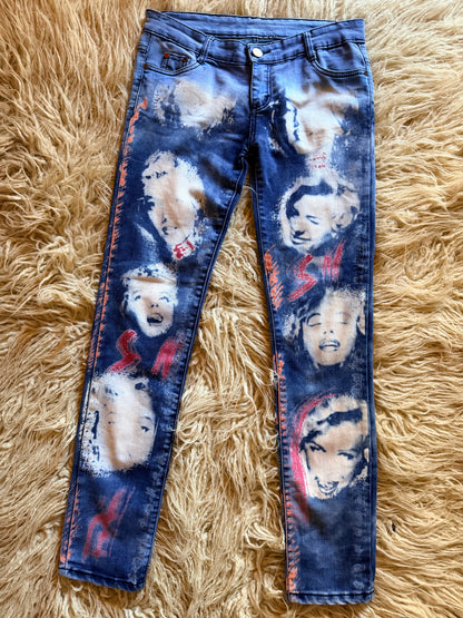Acid wash Marilyn jeans