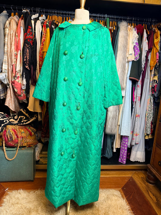Emerald green gown