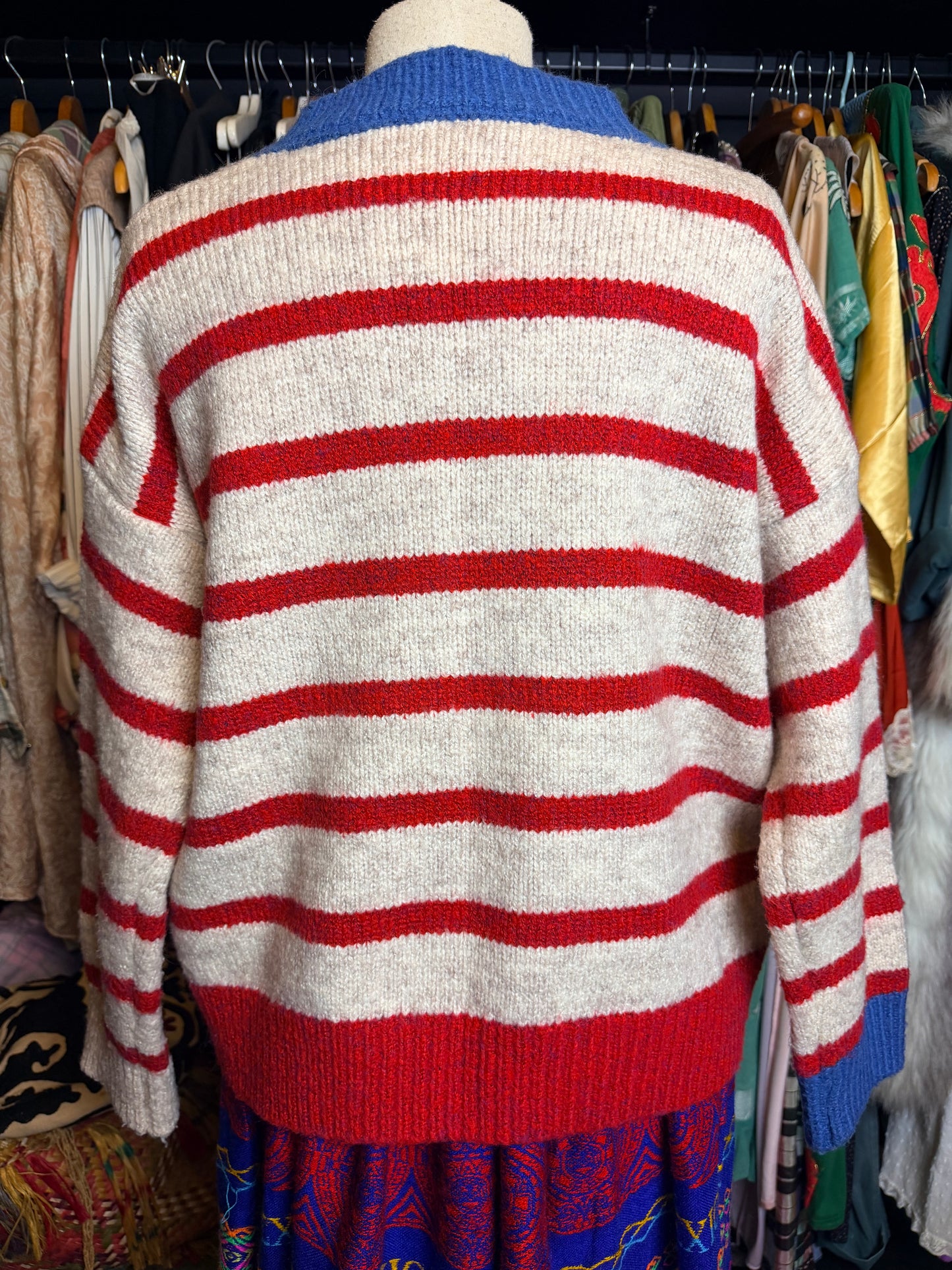 Striped cardigan