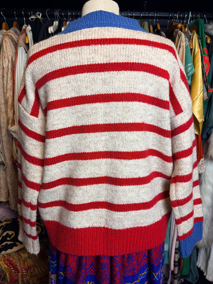 Striped cardigan