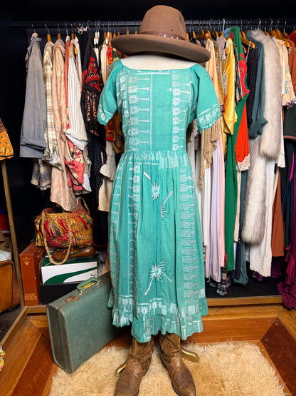 Sage green dress