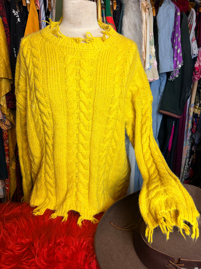 Distressed jumper
