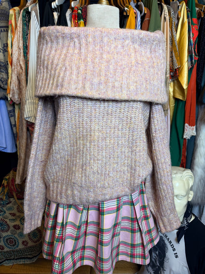 Off shoulder sweater