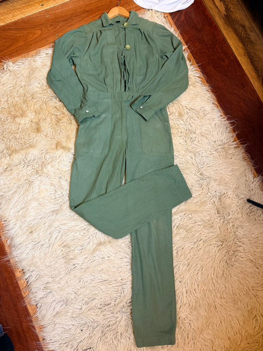 Khaki jumpsuit