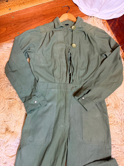 Khaki jumpsuit