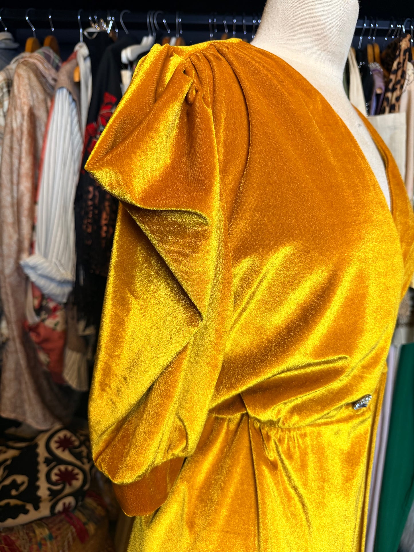 Velveteen dress
