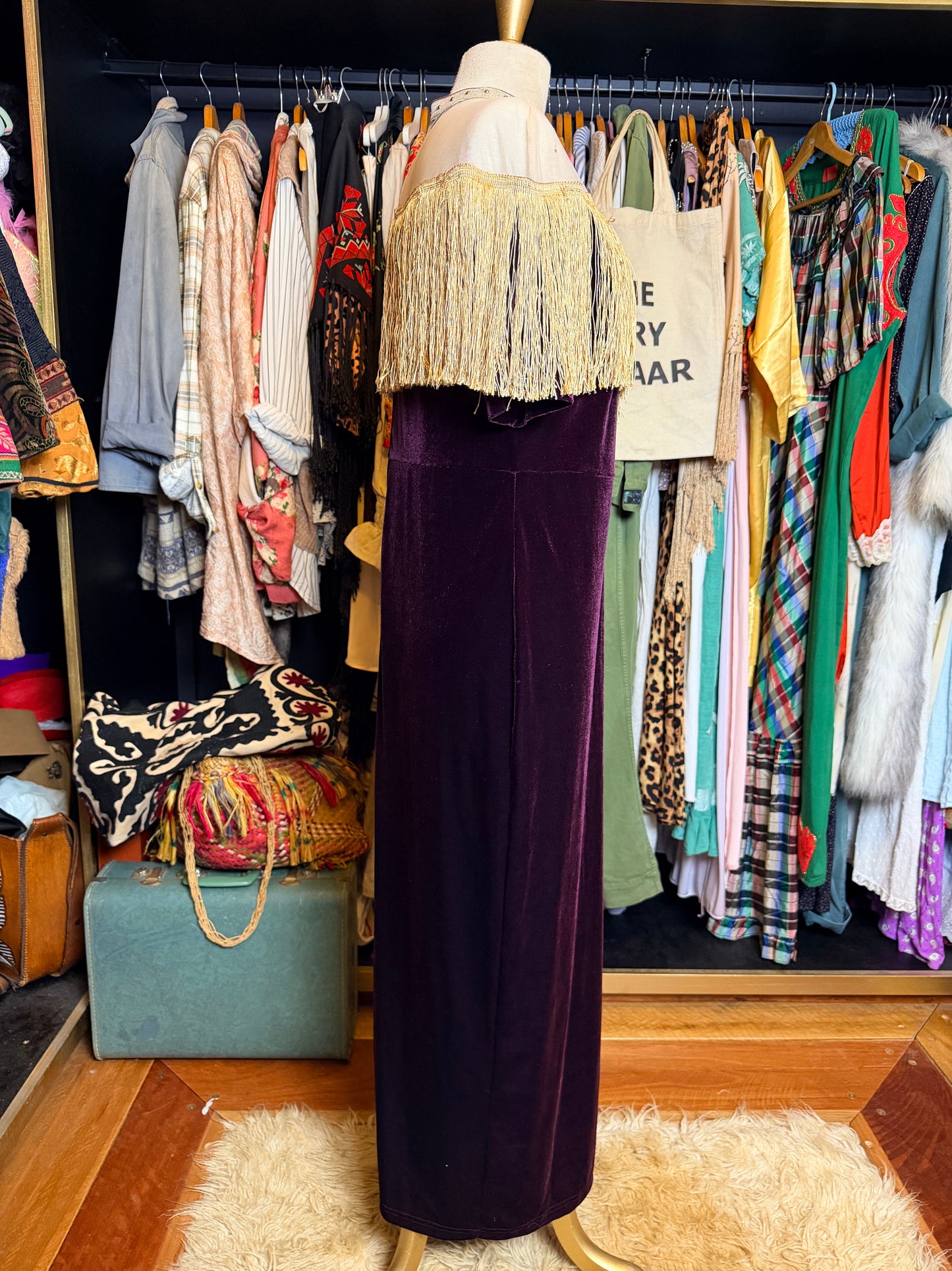 Velveteen dress