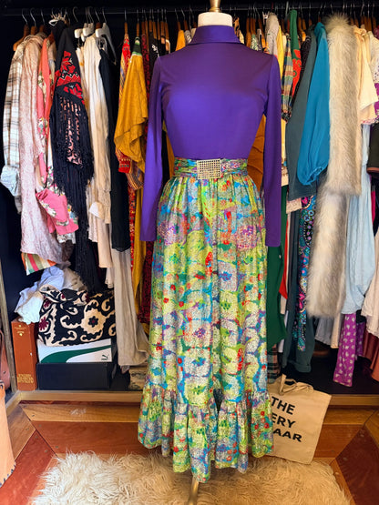 70s full length dress