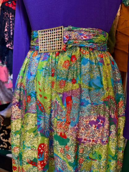 70s full length dress