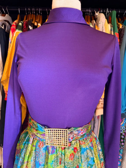 70s full length dress